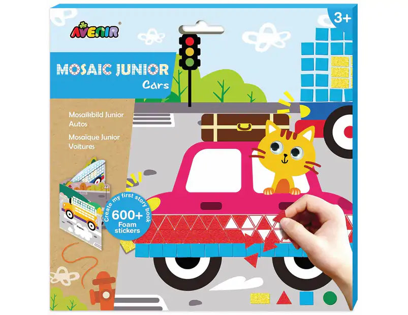 Cars Mosaics - Create My First Story Book Avenir