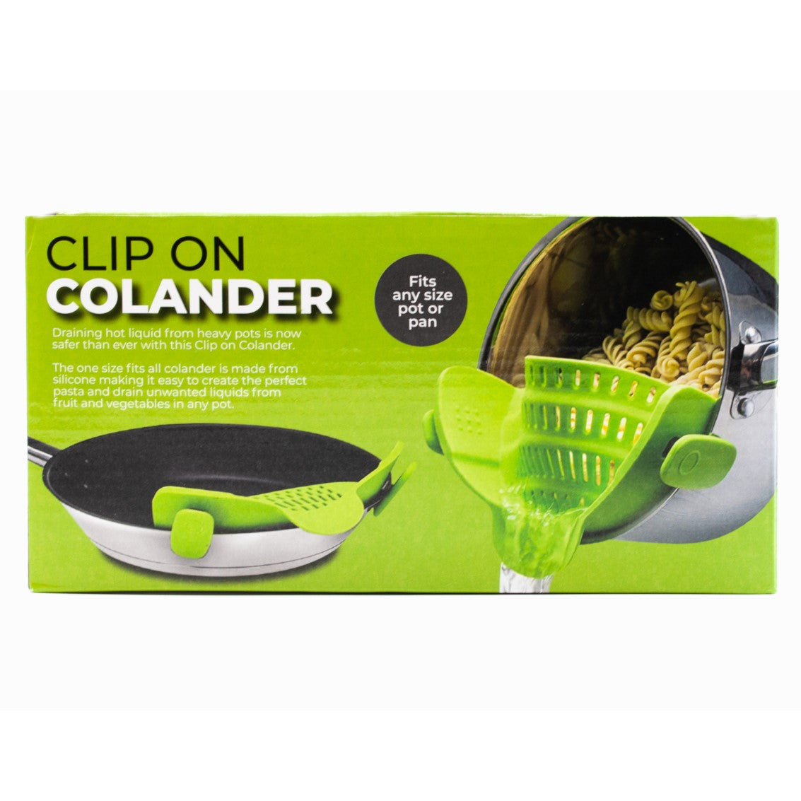 Snap N Strain Clip On Silicone Colander