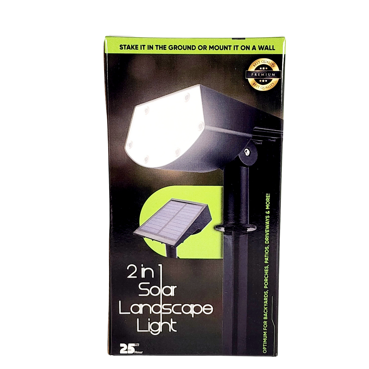 2 in 1 Solar Landscape Light 25th Hour