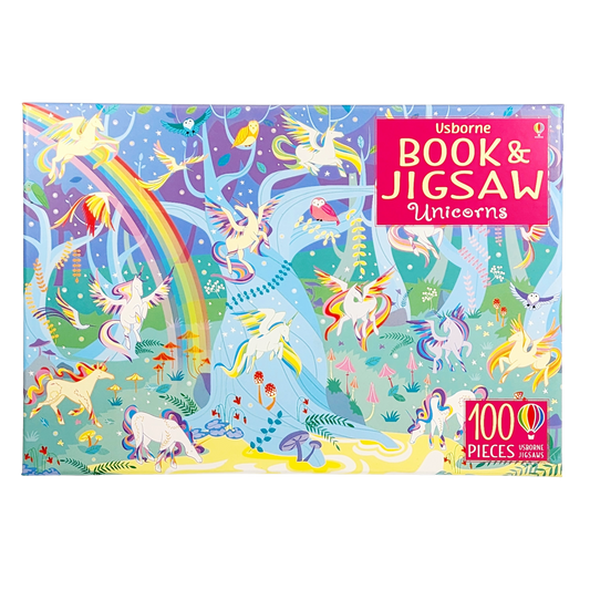 Unicorns Book & Jigsaw Usborne