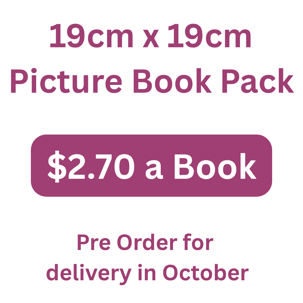 Kisses & Wishes 19 by 19cm 60 Book Pack (6 copies of each title) Pre Order