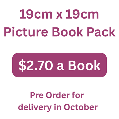 Kisses & Wishes 19 by 19cm 60 Book Pack (6 copies of each title) Pre Order