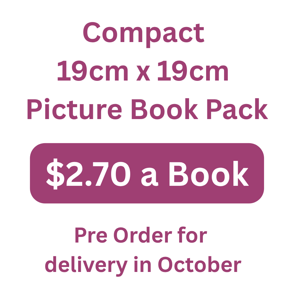 Kisses & Wishes 19 by 19cm 60 Book Pack (6 copies of each title) Pre Order