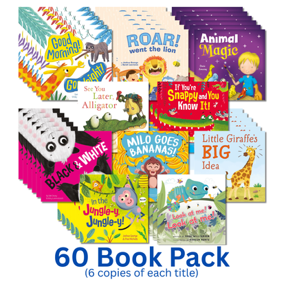 In The Wild 60 Book Pack (6 copies of each title)