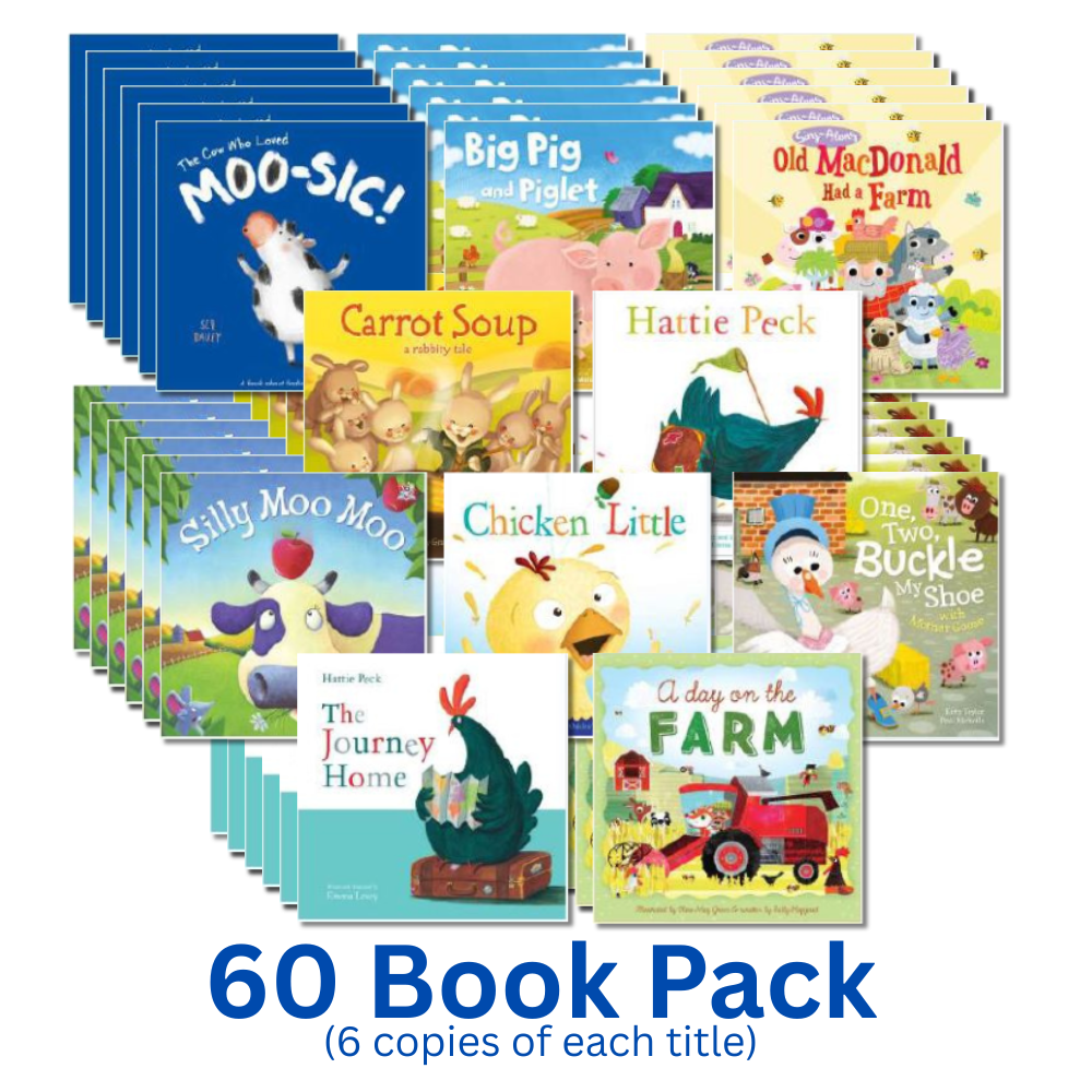Fun On The Farm 60 Book Pack (6 copies of each title)