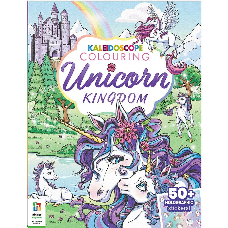 Kaleidoscope Sticker Colouring: Unicorn Kingdom
