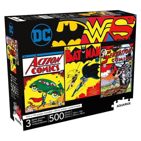 DC 3 Jigsaw Puzzles in 1