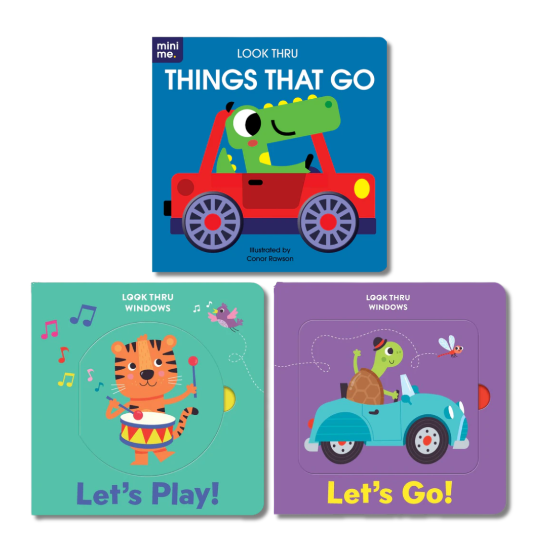 Mini Me Look Thru Set of 3 Board Books