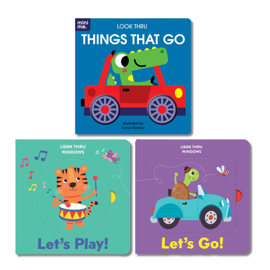 Mini Me Look Thru Set of 3 Board Books