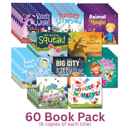 Kisses & Wishes 19 by 19cm 60 Book Pack (6 copies of each title) Pre Order