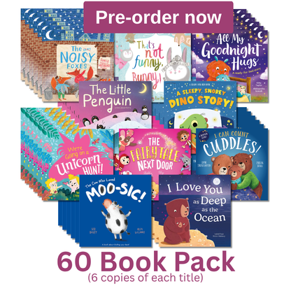 The Noisy Foxes 60 Book Pack (6 copies of each title) Pre Order
