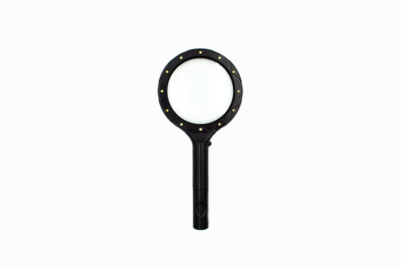 Magnifying Glass with 12 LED Lights