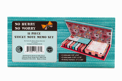 11pc Sticky Memo Note Set