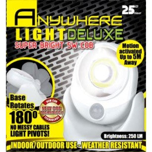 Cordless Pivoting Light Deluxe 5W Cob