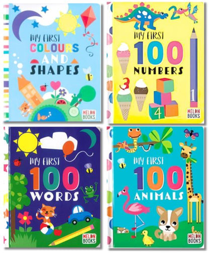 My First 100 - 4 Assorted Melon Books